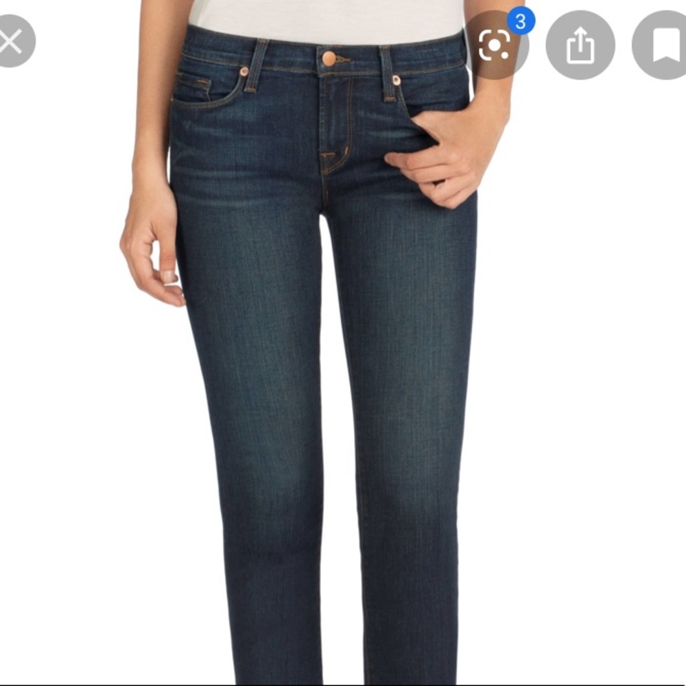 J Brand the Cigarette leg Dark wash Jean